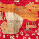 Gabbeh Teppich - Kaschkuli Perser - 265 x 171 cm - rot