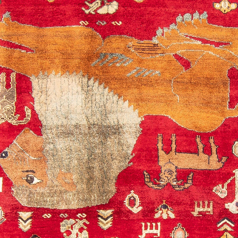 Gabbeh Teppich - Kaschkuli Perser - 265 x 171 cm - rot