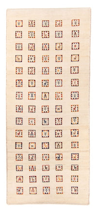 Tapis de couloir Tapis Gabbeh - Loribaft Persan - 200 x 82 cm - beige