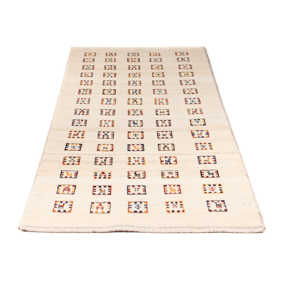Läufer Gabbeh - Loribaft Perser - 200 x 82 cm - beige