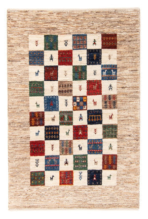 Gabbeh Teppich - Loribaft Perser - 125 x 86 cm - mehrfarbig