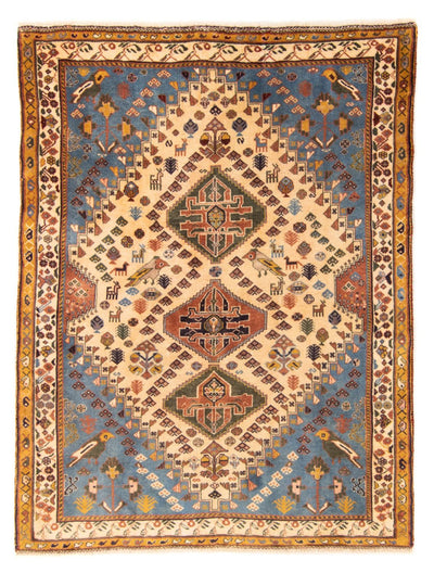 Yalameh Tapis 120x158cm - Tapis persan - bleu
