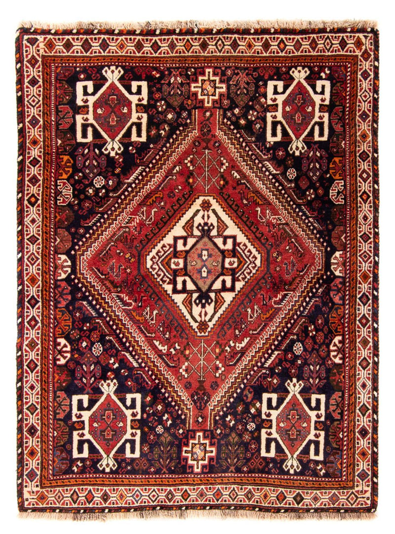 Perserteppich - Nomadic - 156 x 114 cm - rot