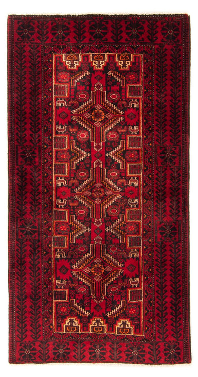 Belutsch Teppich 89x173cm - Orientteppich - rot