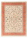 Tapis de Tabriz - 50 rangs Tapis 154x210cm - Tapis persan - crème - Rectangle / Crème / 154 x 210 cm Rectangle