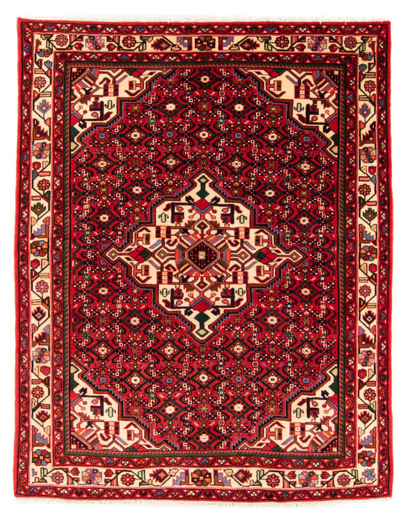 Perserteppich - Nomadic - 198 x 153 cm - rot