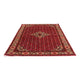 Perserteppich - Nomadic - 207 x 154 cm - rot