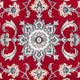 Perserteppich - Nain - 140 x 68 cm - rot