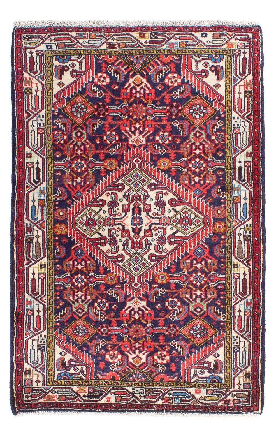 Perserteppich - Nomadic - 125 x 80 cm - dunkelblau