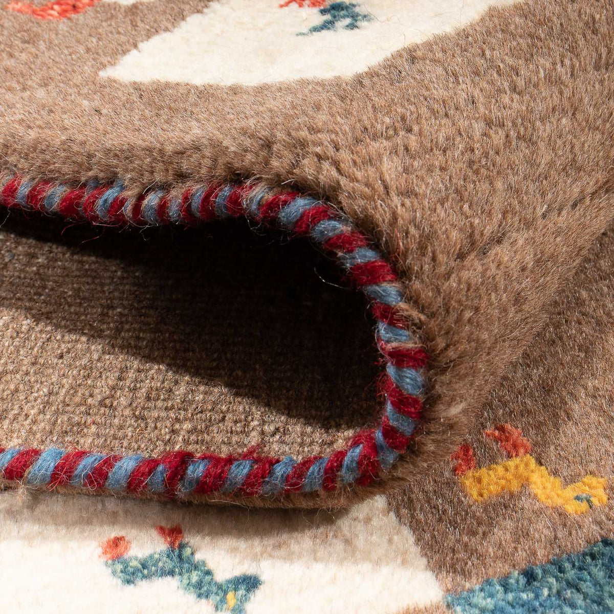 Gabbeh Teppich - Perser - 139 x 82 cm - braun