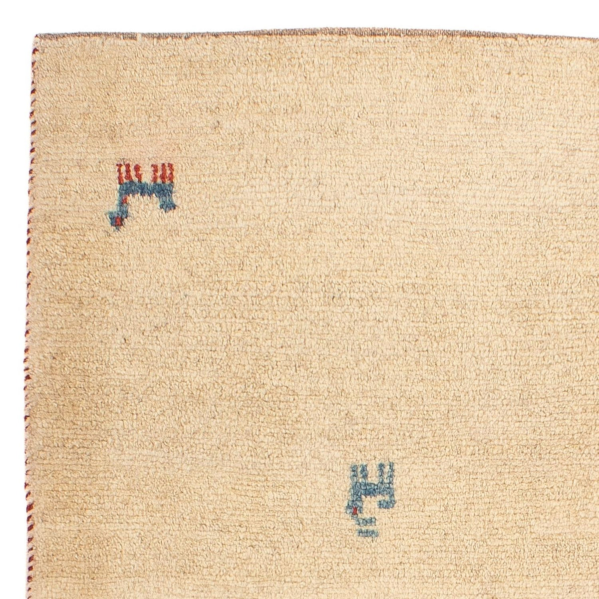 Gabbeh Teppich - Perser - 89 x 67 cm - beige