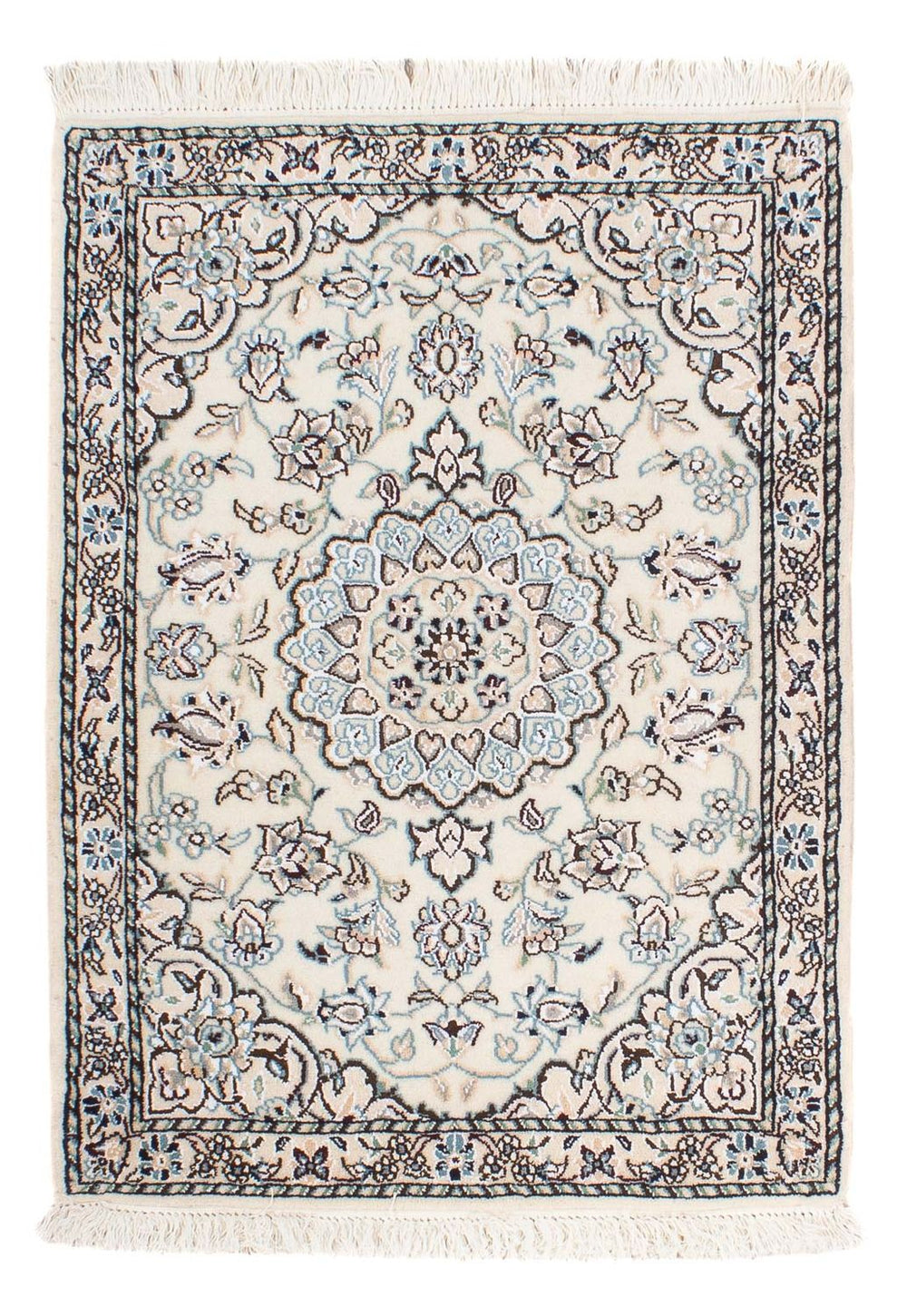 Perserteppich - Nain - Royal - 90 x 62 cm - beige