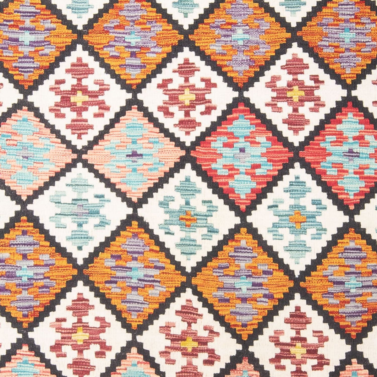 Kelim Teppich - Splash - 239 x 200 cm - mehrfarbig