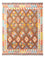 Kelim Teppich - Splash - 195 x 156 cm - mehrfarbig