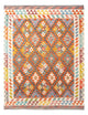 Kelim Teppich - Splash - 195 x 156 cm - mehrfarbig