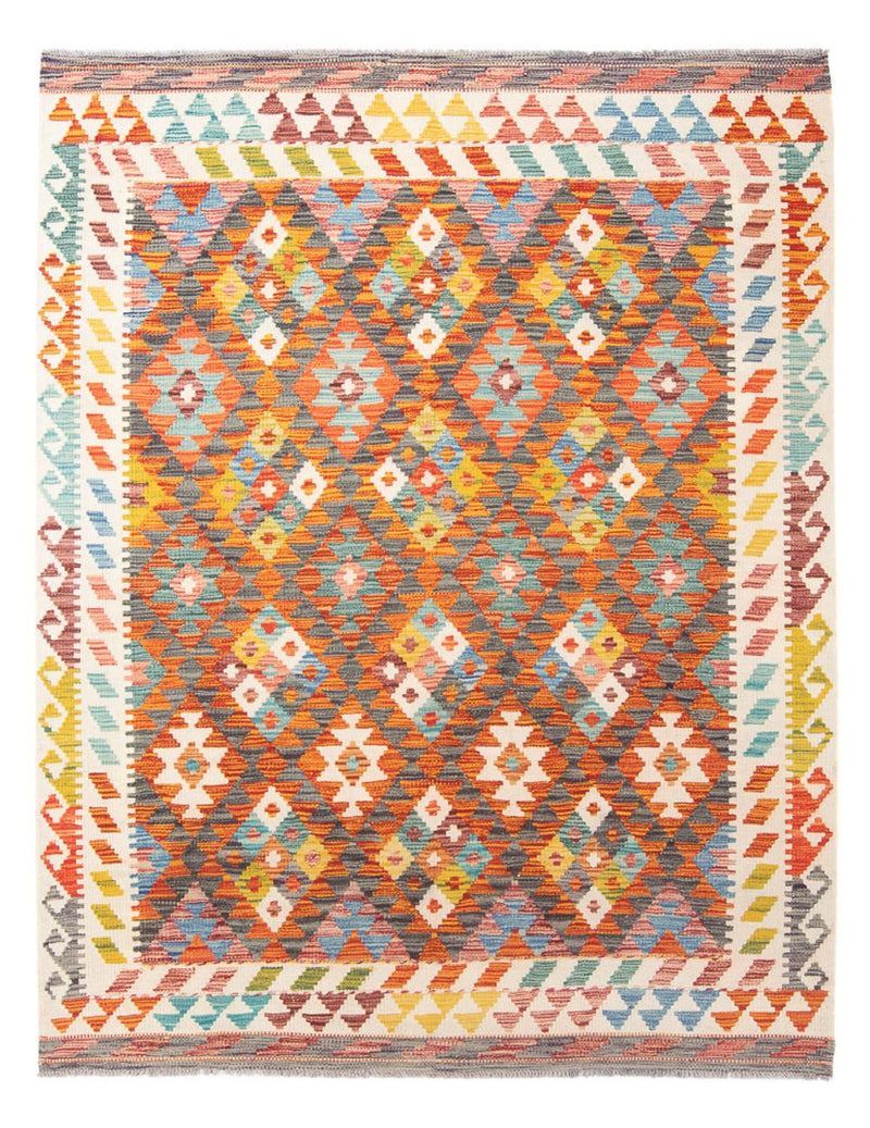 Kelim Teppich - Splash - 195 x 156 cm - mehrfarbig