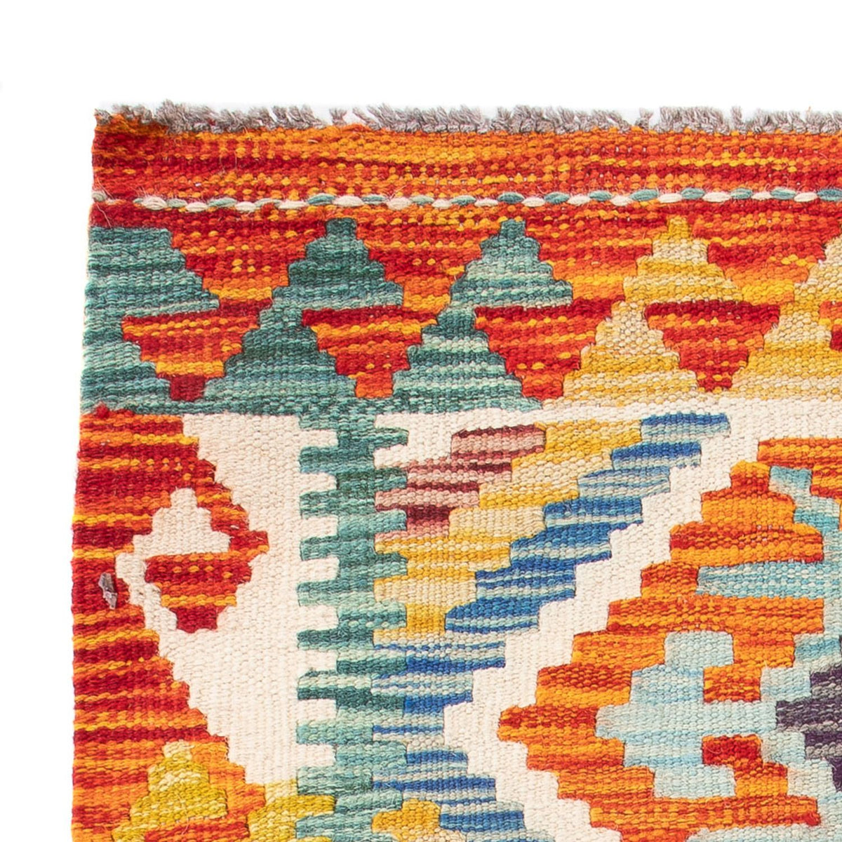 Kelim Teppich - Splash - 91 x 62 cm - mehrfarbig