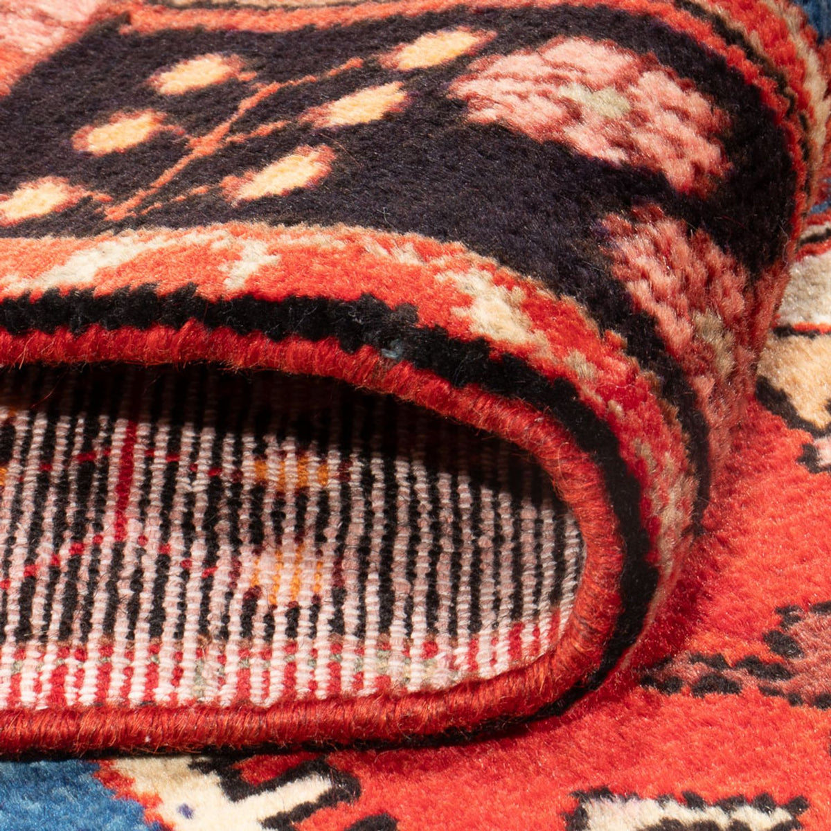 Perserteppich - Nomadic - 203 x 138 cm - mehrfarbig