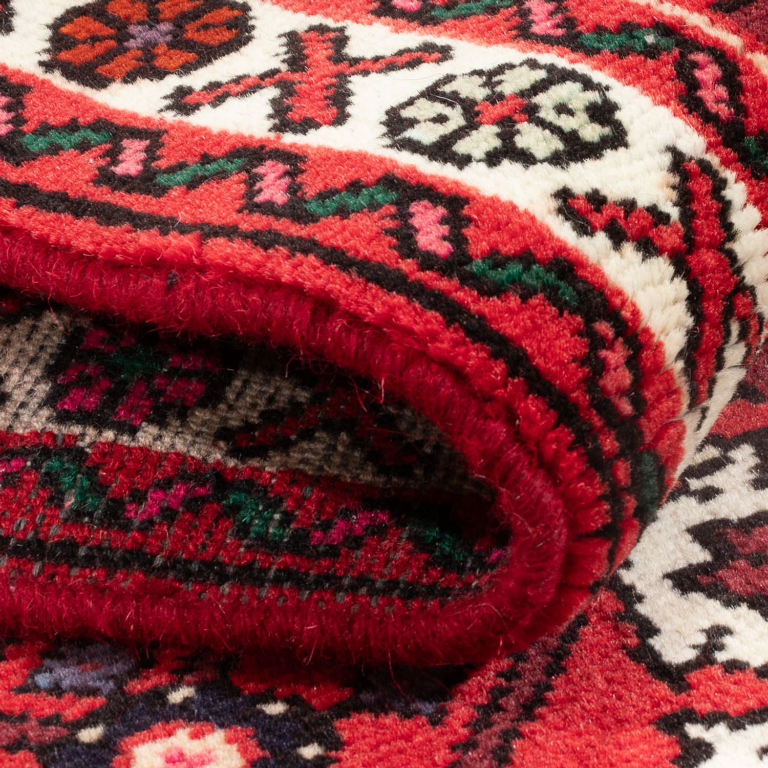 Läufer Perser - Nomadic - 245 x 76 cm - rot