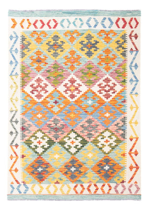 Kelim Teppich - Splash - 144 x 100 cm - mehrfarbig