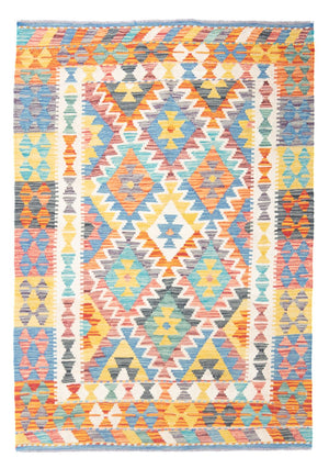 Kelim Teppich - Splash - 145 x 106 cm - mehrfarbig