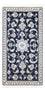 Perserteppich - Nain - 137 x 67 cm - dunkelblau