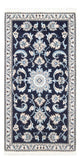 Perserteppich - Nain - 137 x 67 cm - dunkelblau