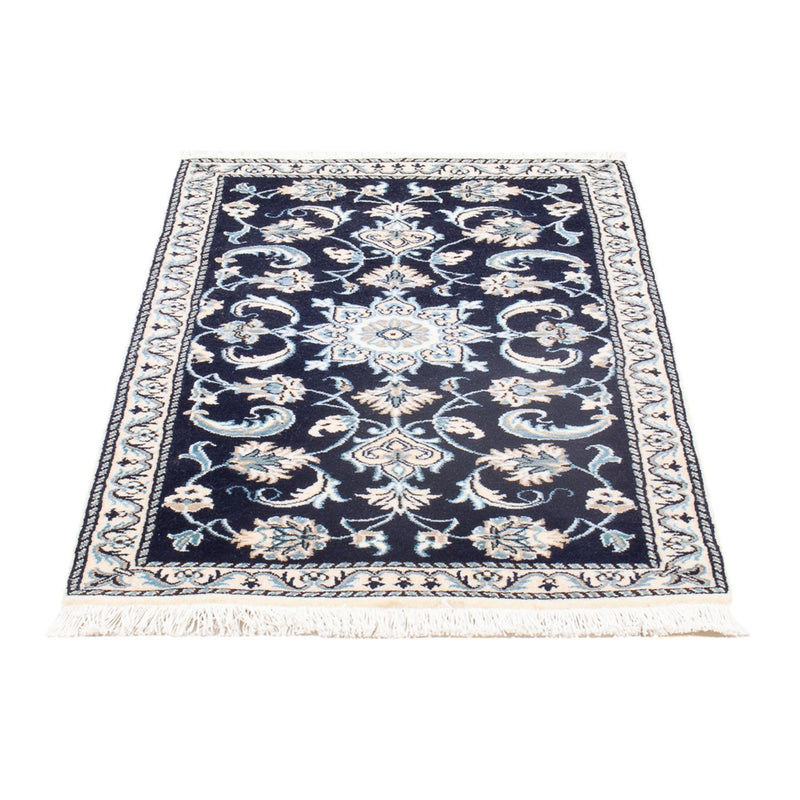 Perserteppich - Nain - 137 x 67 cm - dunkelblau