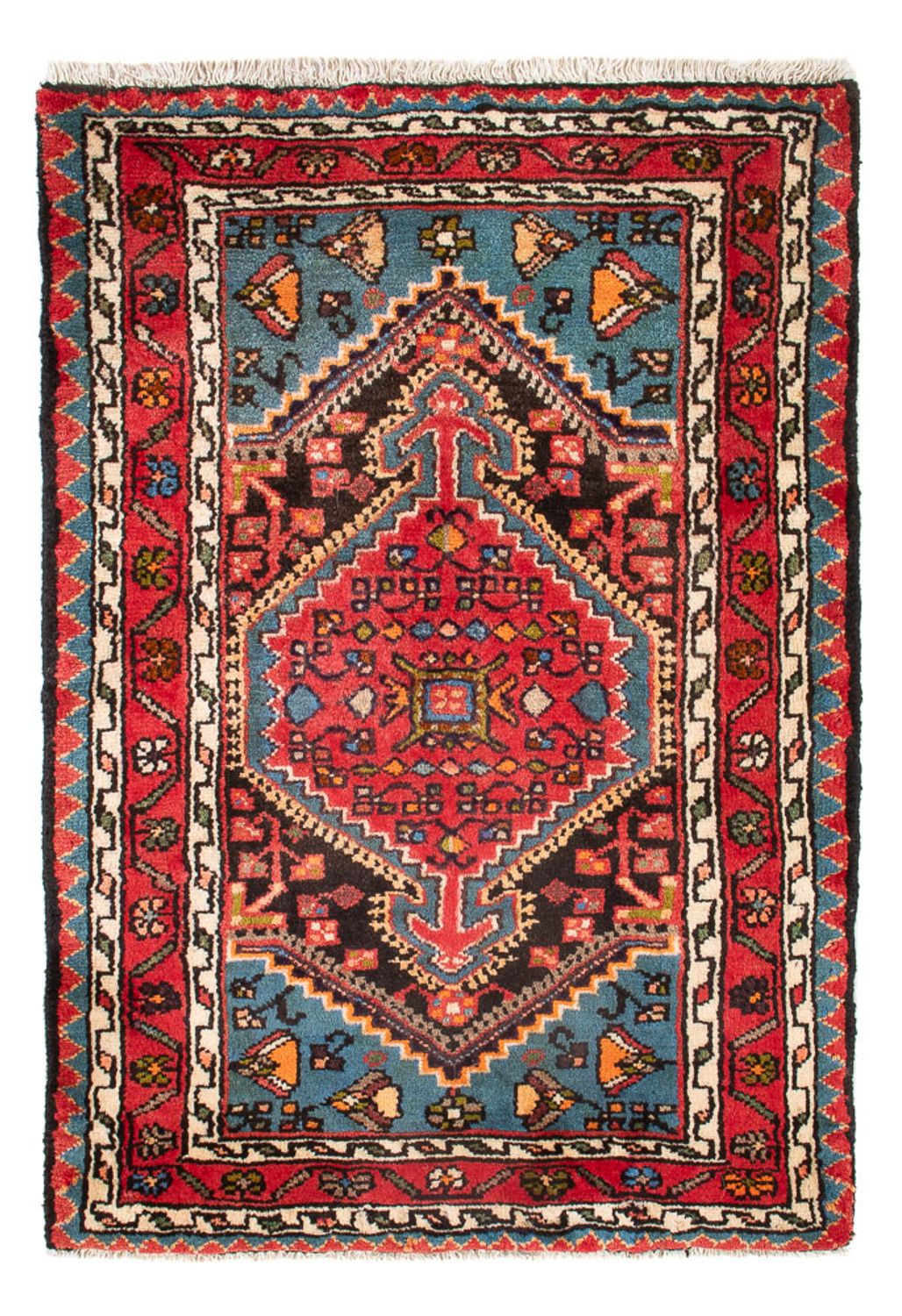 Perserteppich - Nomadic - 91 x 62 cm - rot