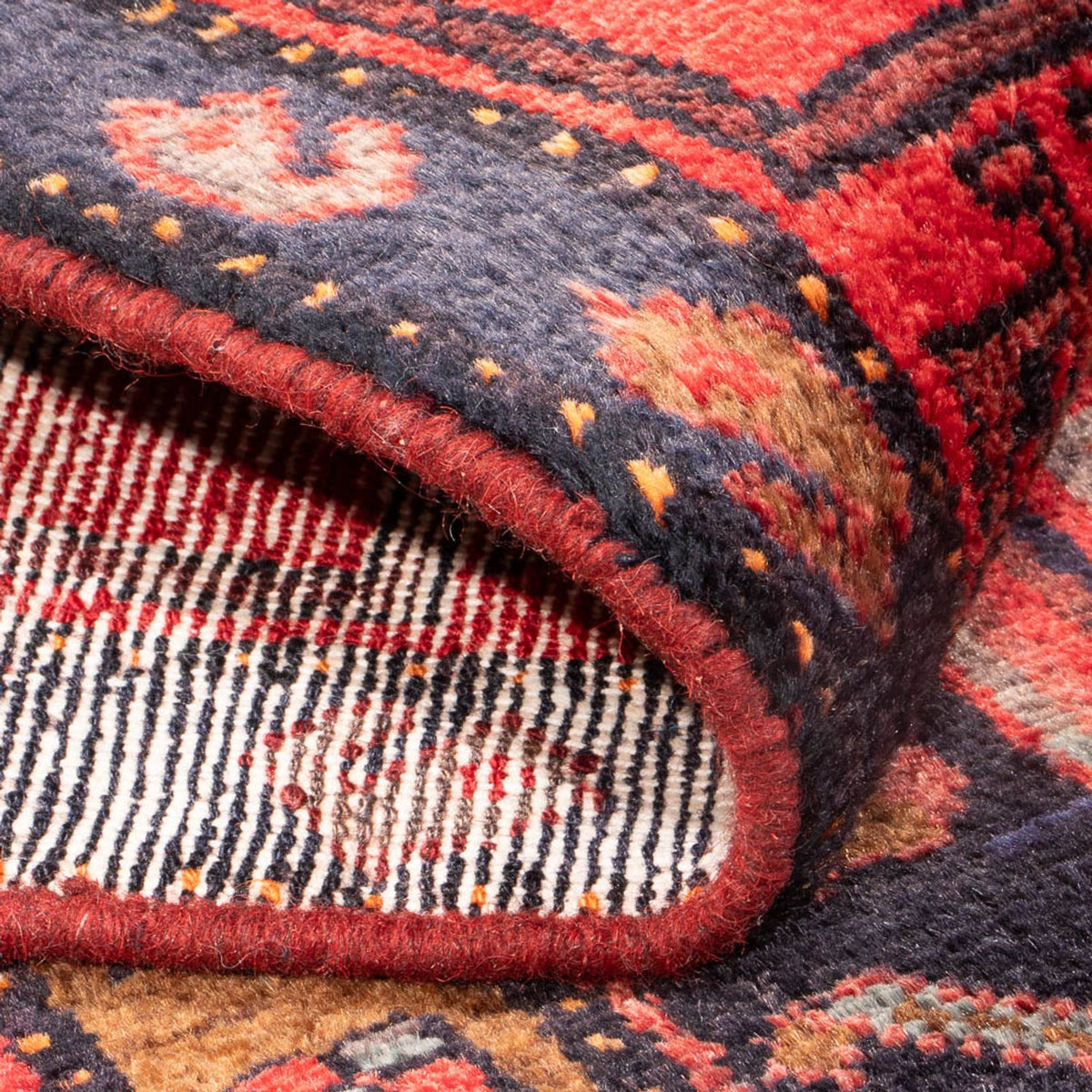 Perserteppich - Nomadic - 225 x 144 cm - dunkelblau