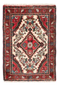 Tapis persan - Nomadic - 64 x 47 cm - crème