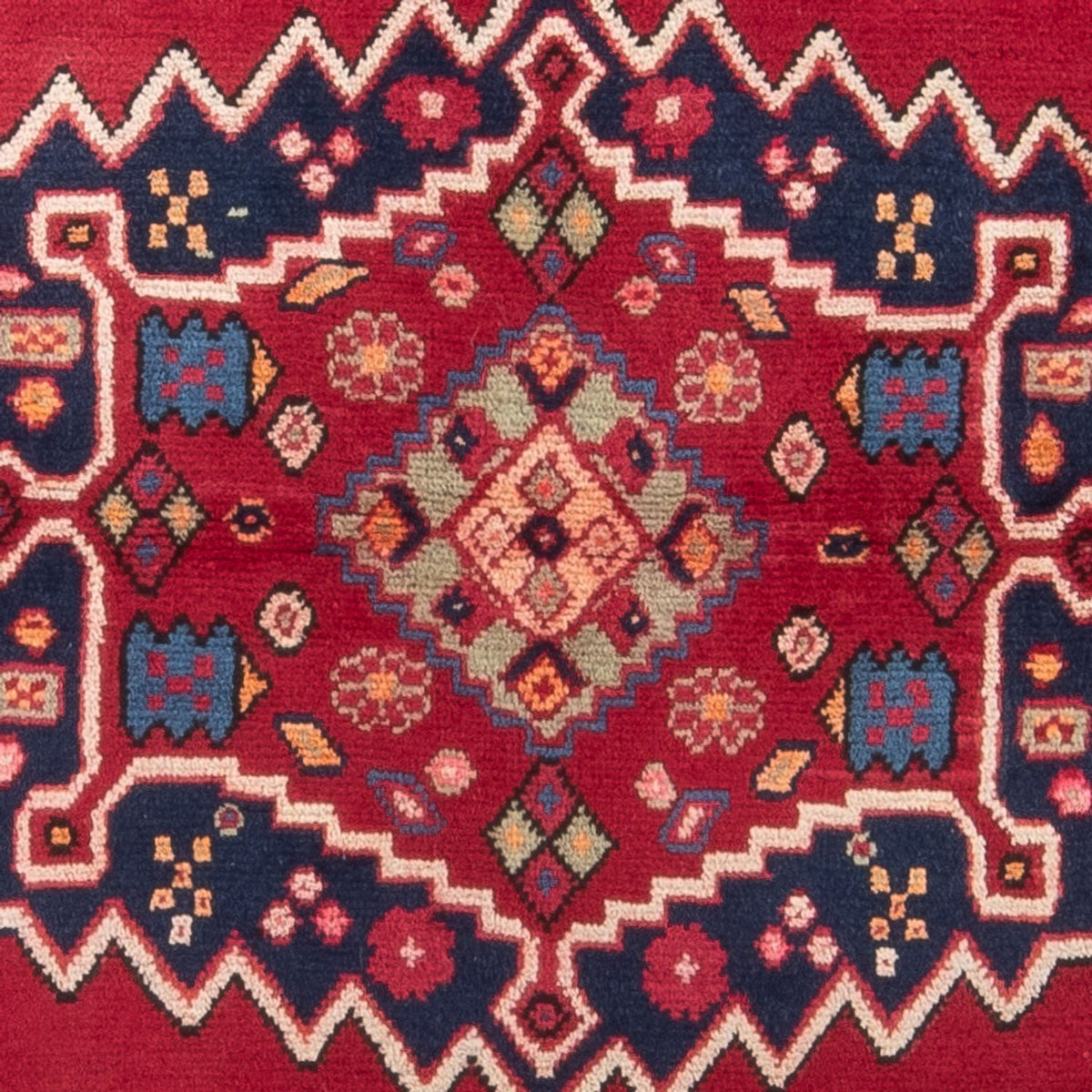 Perserteppich - Nomadic - 150 x 121 cm - rot