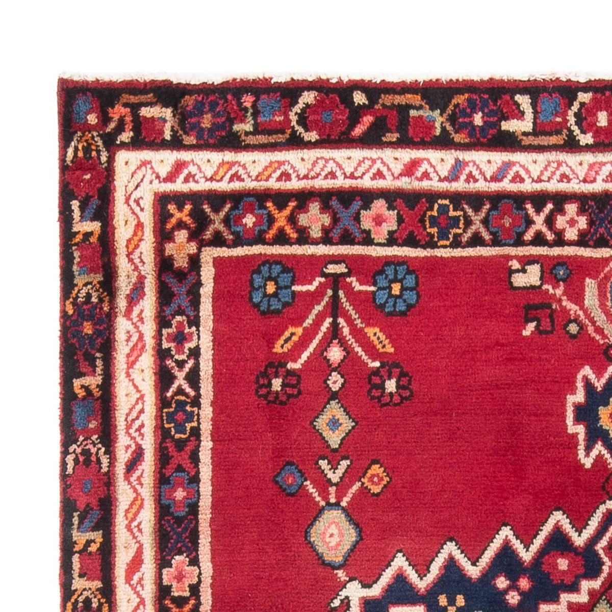 Perserteppich - Nomadic - 150 x 121 cm - rot