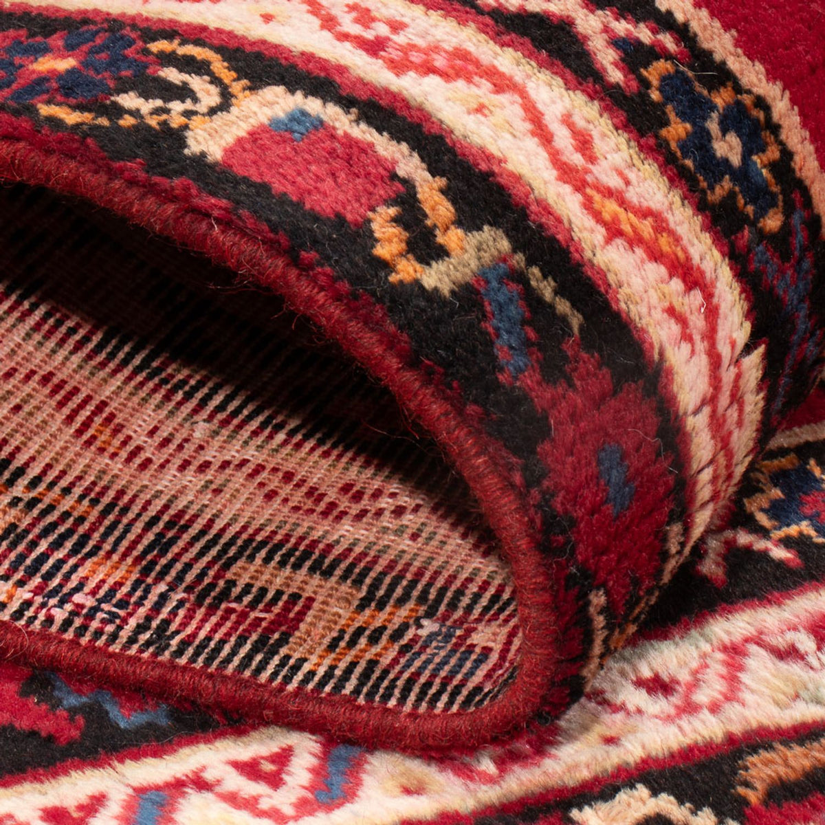 Perserteppich - Nomadic - 150 x 121 cm - rot