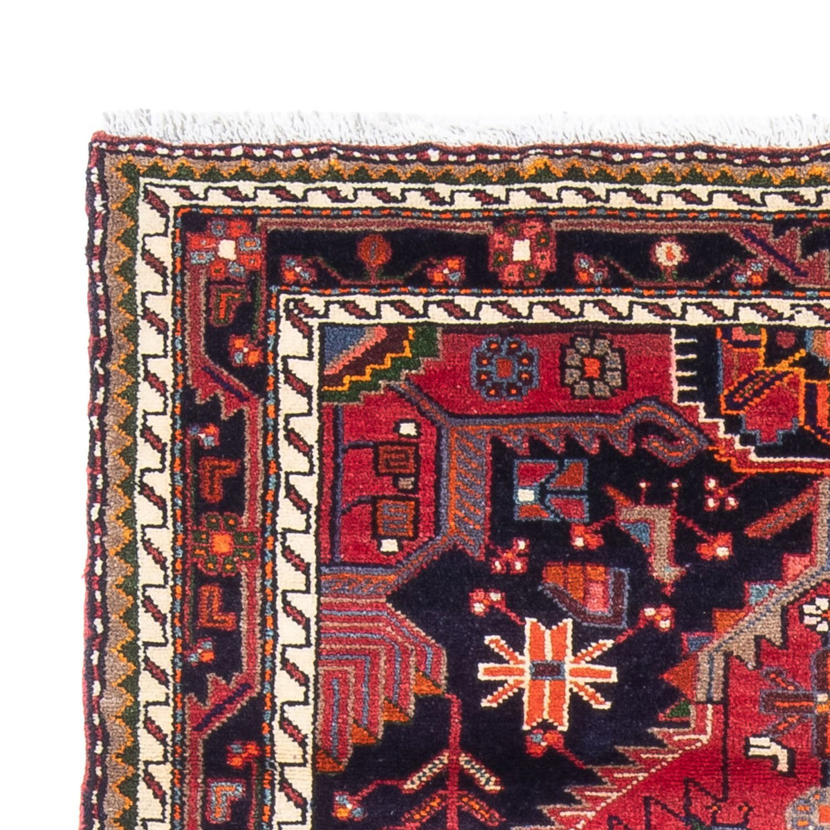 Perserteppich - Nomadic - 184 x 117 cm - rot