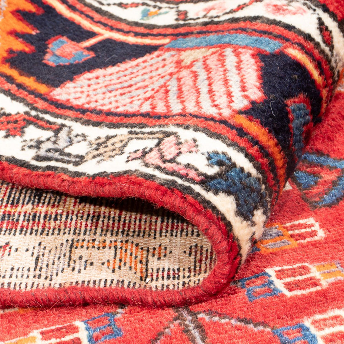 Perserteppich - Nomadic - 215 x 139 cm - rot