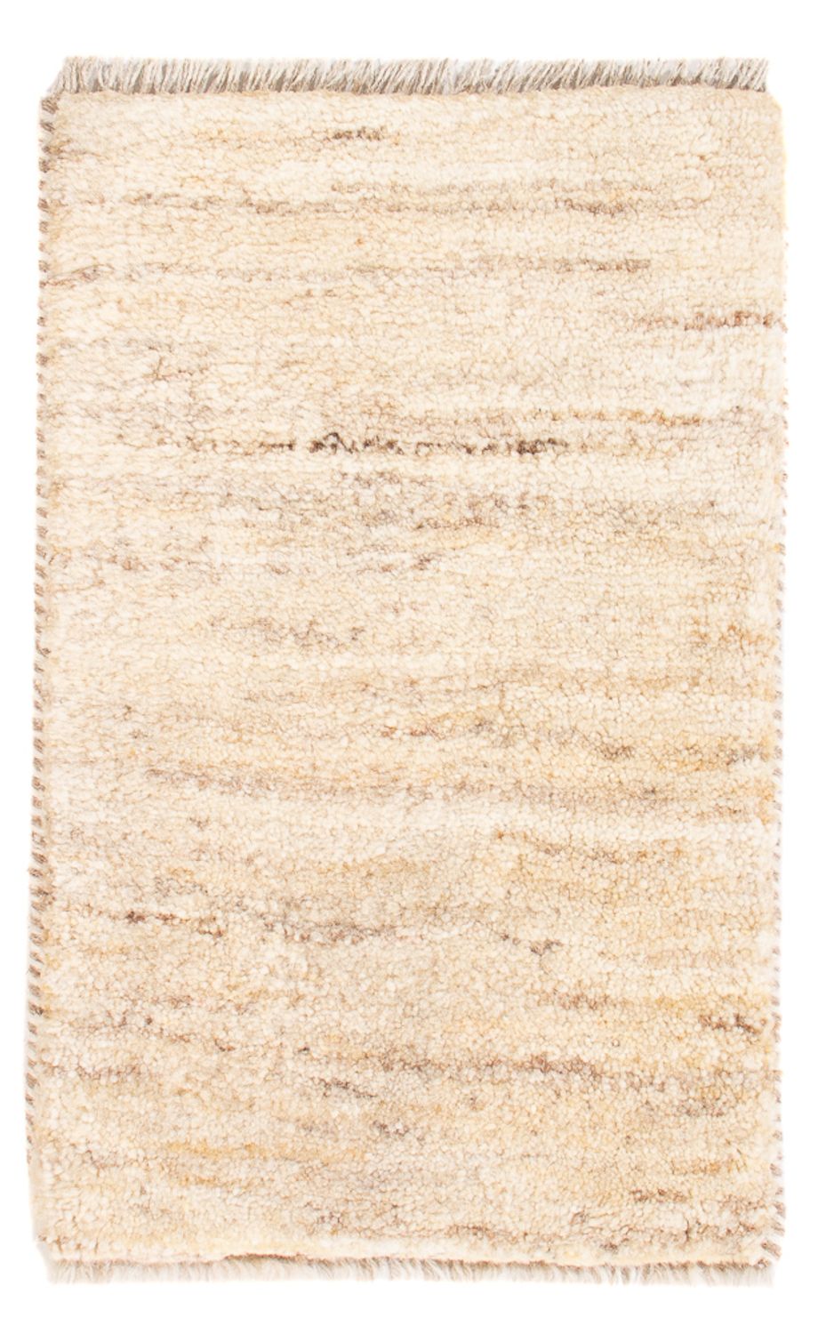 Gabbeh Teppich - Perser - 60 x 40 cm - hellbeige