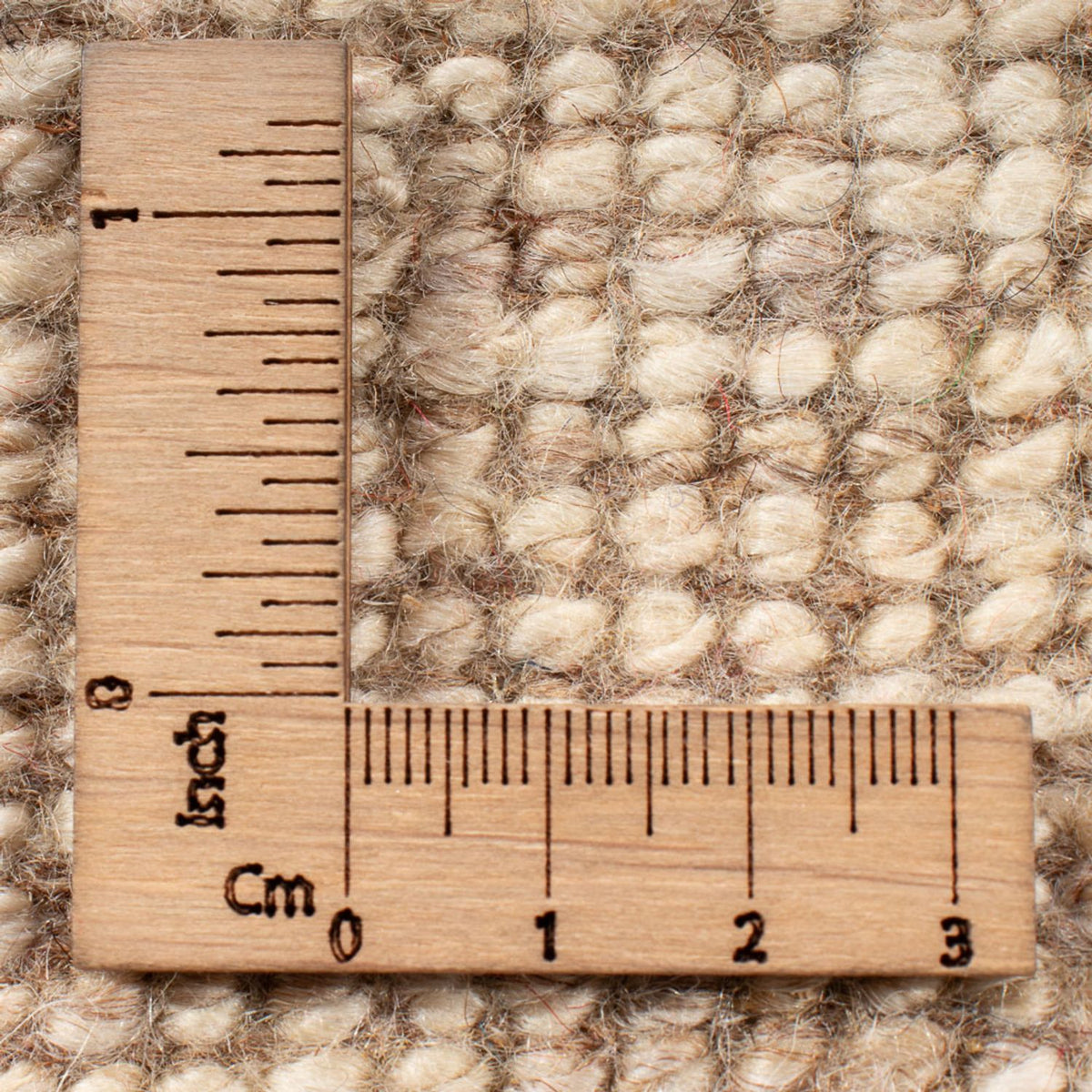 Gabbeh Teppich - Perser - 60 x 40 cm - hellbeige