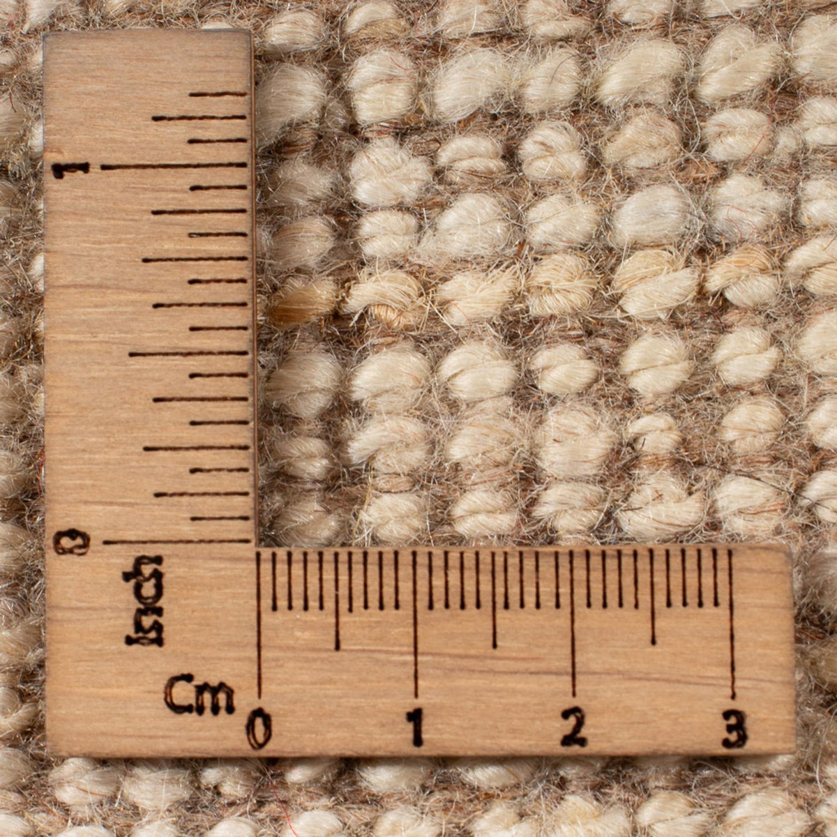 Gabbeh Teppich - Perser - 60 x 40 cm - hellbeige