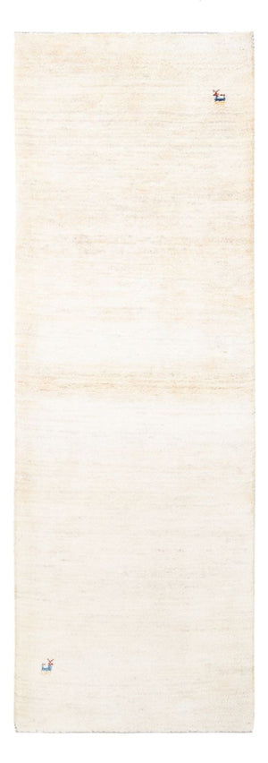 Läufer Gabbeh - Perser - 247 x 82 cm - naturweiß