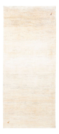 Tappeto corsia Tappeto Gabbeh - Persero - 193 x 83 cm - bianco naturale