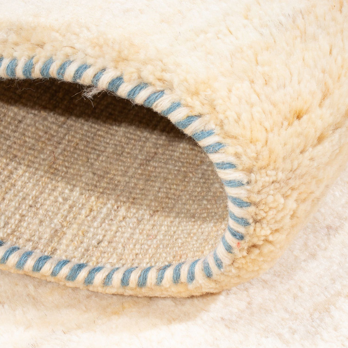 Läufer Gabbeh - Perser - 245 x 79 cm - naturweiß