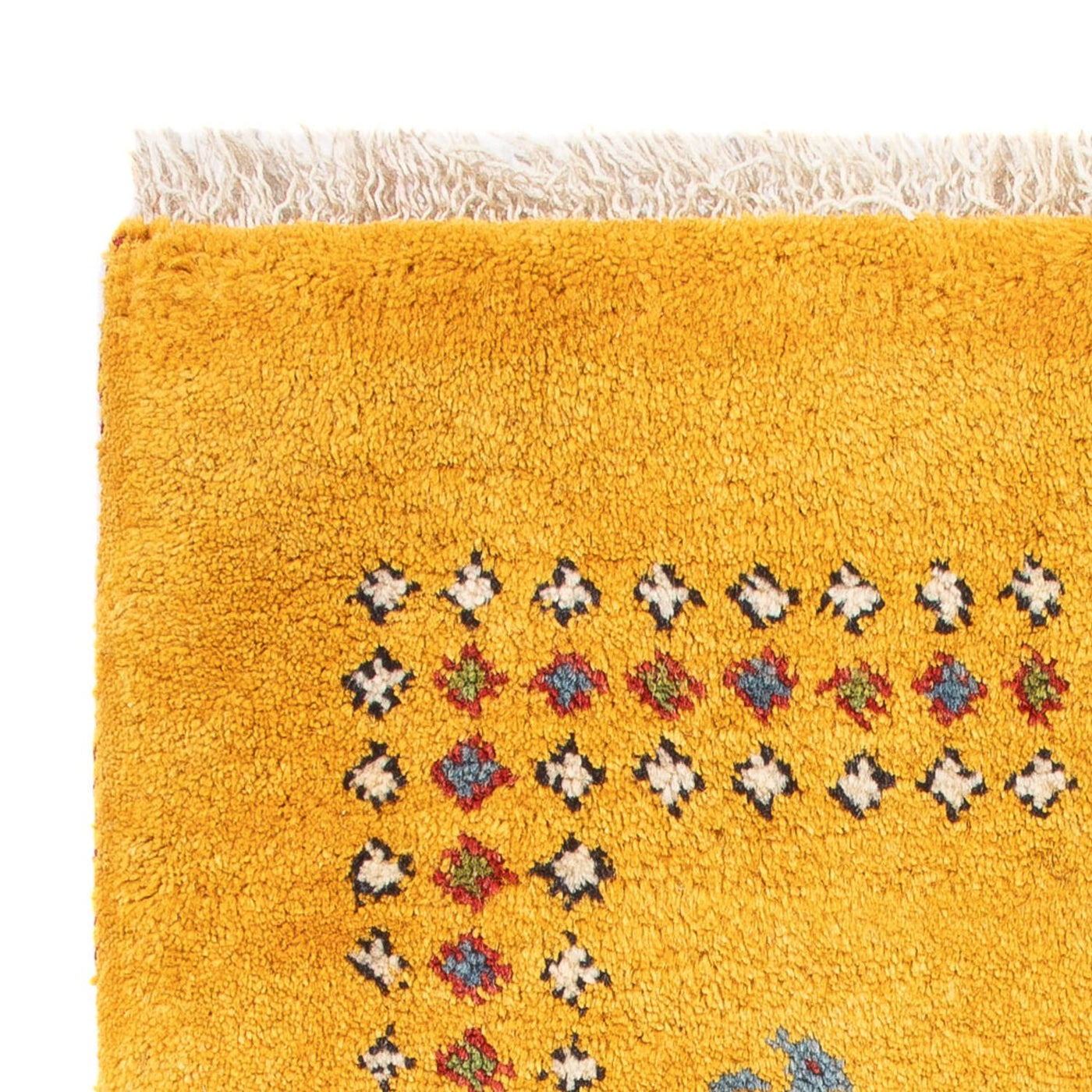 Gabbeh Persisch Teppich 84x62cm - Perserteppich Wollteppich