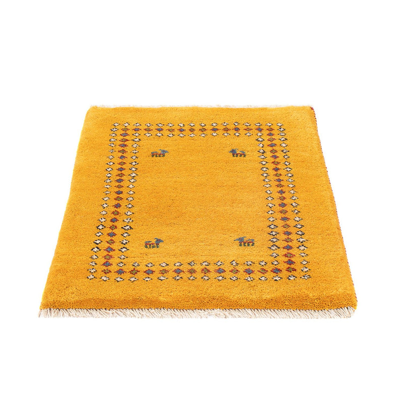 Gabbeh Teppich - Perser - 84 x 62 cm - gold
