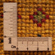 Gabbeh Teppich - Perser - 84 x 62 cm - gold