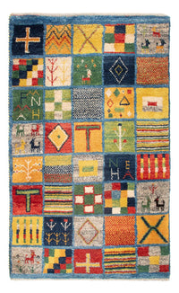 Tappeto Gabbeh - Persero - 98 x 61 cm - multicolore