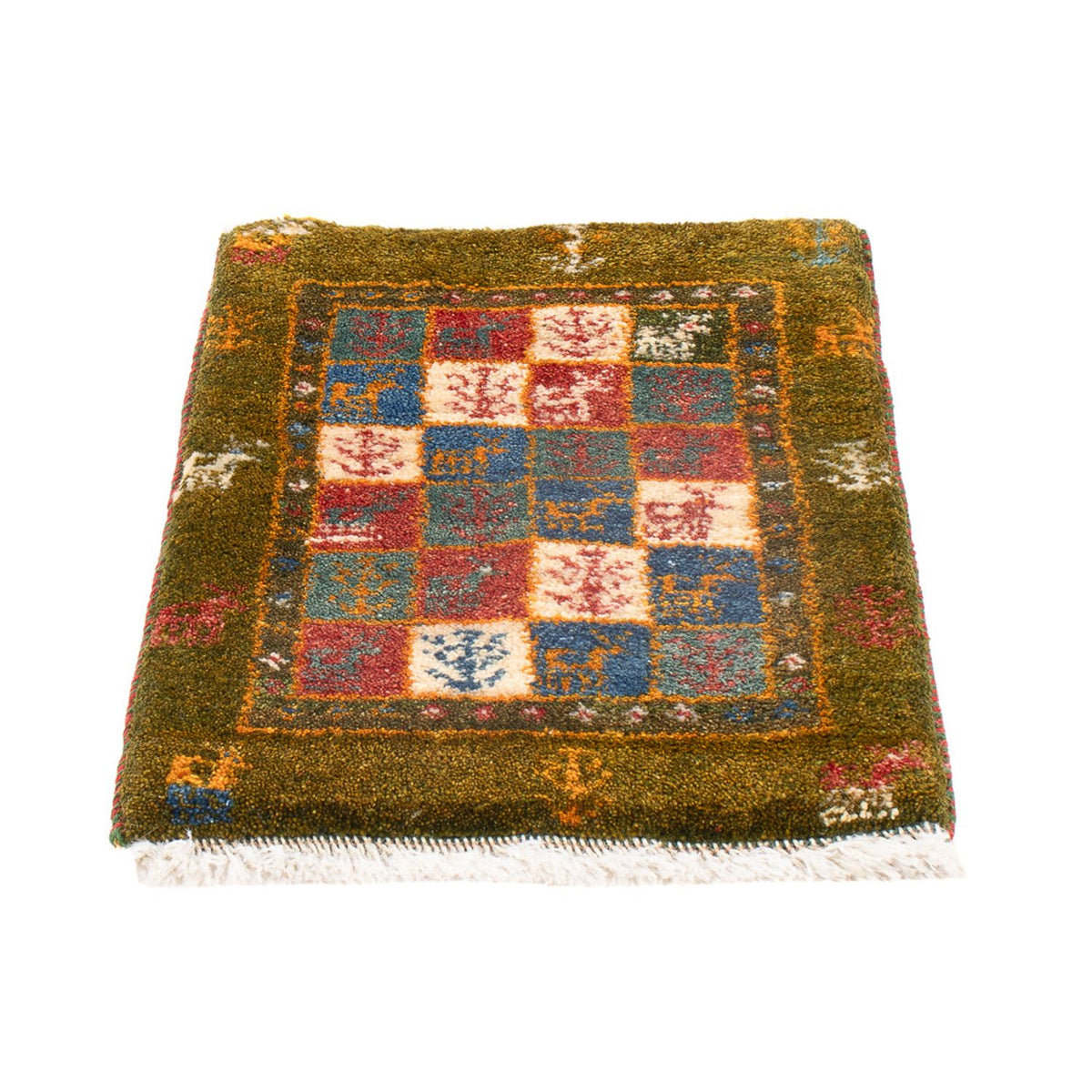Gabbeh Teppich - Perser - 60 x 40 cm - mehrfarbig