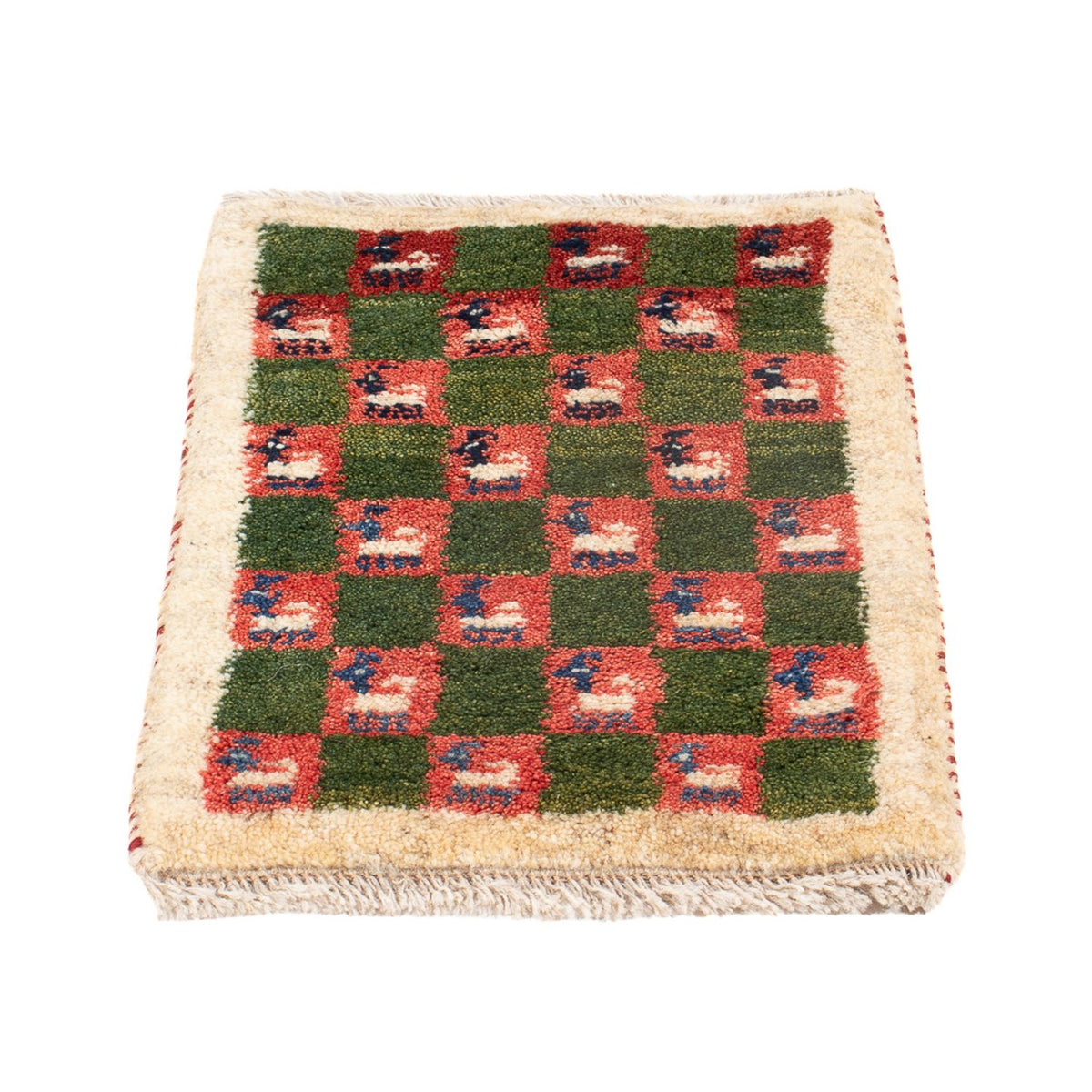 Gabbeh Teppich - Perser - 60 x 40 cm - mehrfarbig