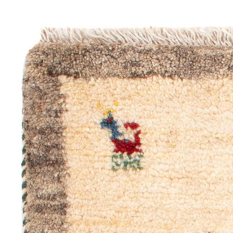 Gabbeh Teppich - Perser - 60 x 40 cm - beige