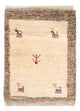 Gabbeh Teppich - Perser - 60 x 40 cm - beige